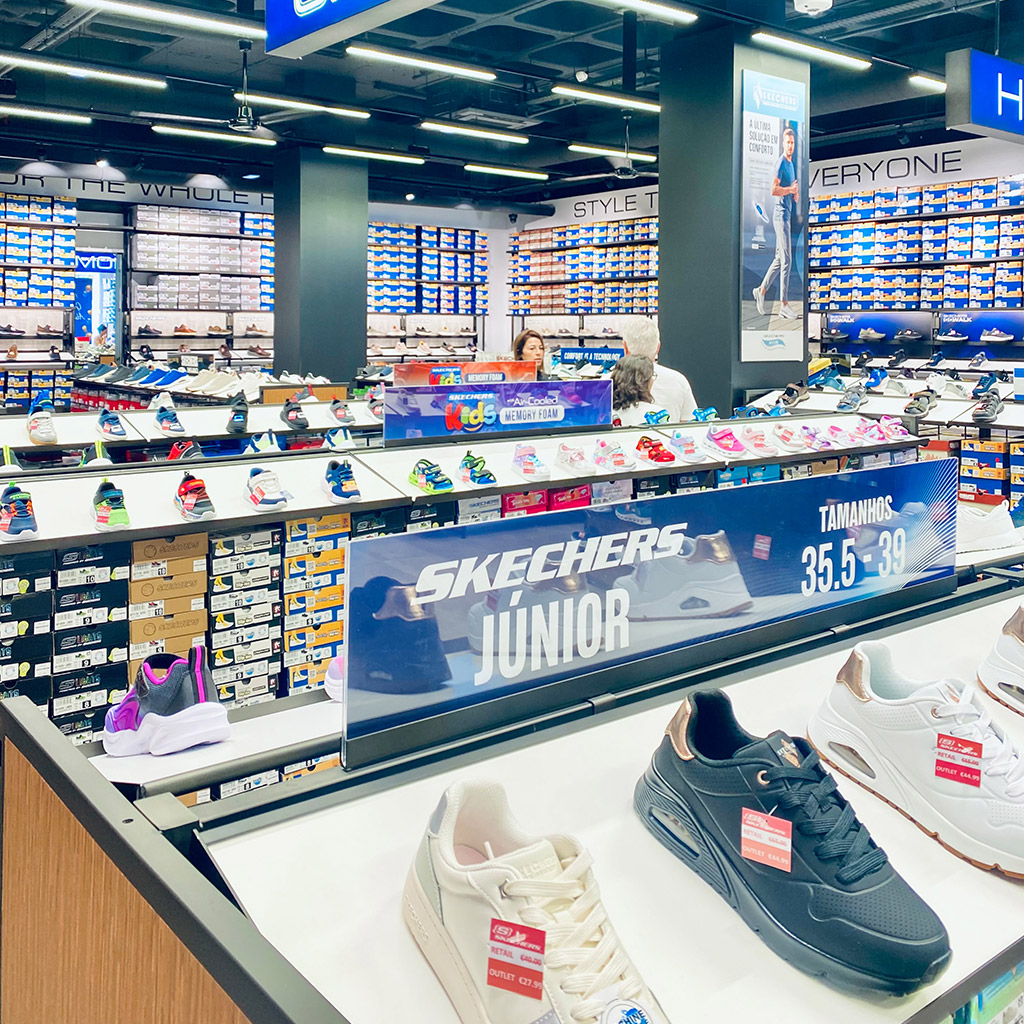 Skechers já chegou ao Campera Outlet Shopping