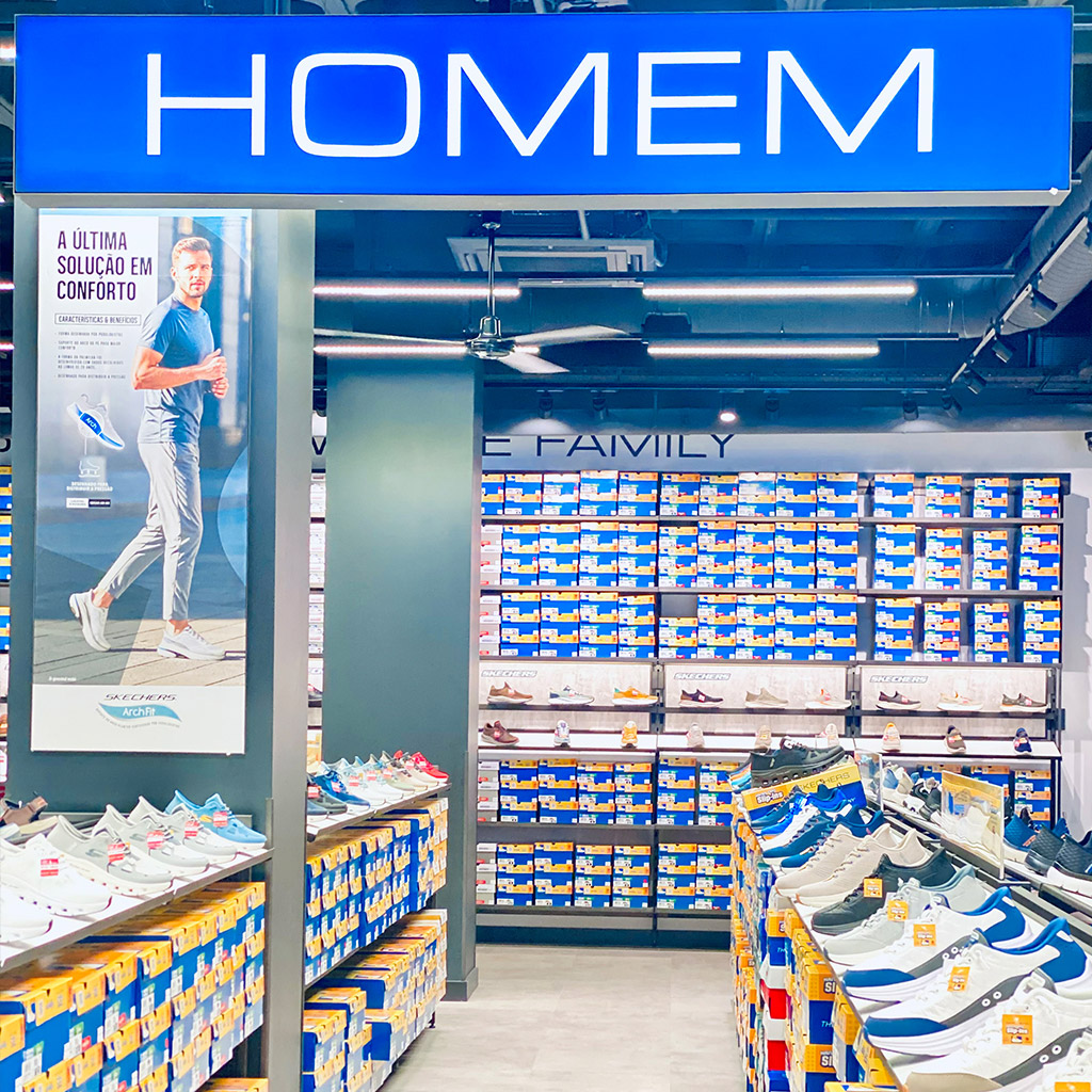 Skechers já chegou ao Campera Outlet Shopping