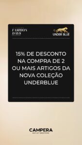 Fashion Days Campera 15% desconto Under Blue
